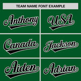 Custom Kelly Green Classic Style Personalized Uniform Pullover Hoodie