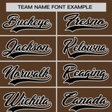 Custom Light Brown Classic Style Personalized Uniform Pullover Hoodie