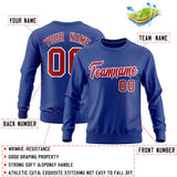 Custom Royal Classic Style Personalized Uniform Pullover Hoodie