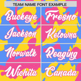 Custom Pink Gold-Powder Blue Personalized Camo Design Quick Dry Lightweight Hoodie