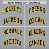 Custom Gray Black Varsity Full-Snap Letterman Gradient Hoodie Jacket