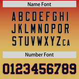 Custom Red Khaki Varsity Full-Snap Letterman Gradient Hoodie Jacket