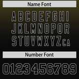 Custom Olive Black Varsity Full-Snap Letterman Gradient Hoodie Jacket