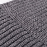 Custom Winter Unisex Solid Color Warm Soft Hiphop Knitted Hat Cuffed Skull Beanie Cap