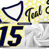 Custom Sky Blue Personalized Honeycomb Pattern Sports Uniform Basketball Jersey