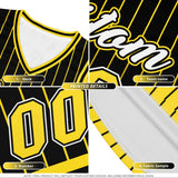 Custom Gold Royal Gradient Fashion Sets Sports Stripe Uniform Basketball Jersey
