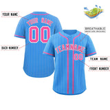 Custom Stripe Fashion Design Full Button Baseball Jersey Add Team Name Number