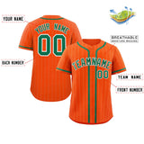 Custom Stripe Fashion Design Full Button Baseball Jersey Add Team Name Number