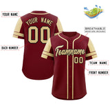 Custom Baseball Jersey Personalized Name Number Raglan Sleeves Baseball Sportwear For Men Women Youth