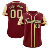 Custom Baseball Jersey Personalized Name Number Raglan Sleeves Baseball Sportwear For Men Women Youth
