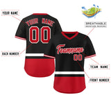 Custom Color Block Personalized Any Name Number Your Own Style Pullover Baseball Jersey