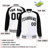 Custom Raglan Sleeves Jacket Design Fashion Baseball Coat