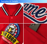 Custom Bull Letterman Two Tone Split Fashion Jacket For Baseball Coat