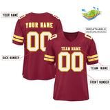Custom Classic Style Football Jersey Short Sleeves Outdoor Unisex Top
