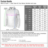 Custom Raglan Sleeves Hoodie Pullover Sweatshirts Personalized Sweatshirts