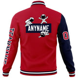 Custom Split Fashion Jacket Personalized Letterman Two Tone Raglan Sleeves Jacket