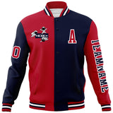 Custom Split Fashion Jacket Personalized Letterman Two Tone Raglan Sleeves Jacket