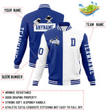Custom Split Fashion Jacket Personalized Letterman Two Tone Raglan Sleeves Jacket