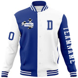 Custom Split Fashion Jacket Personalized Letterman Two Tone Raglan Sleeves Jacket