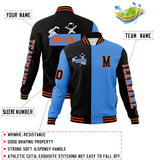 Custom Split Fashion Jacket Personalized Letterman Two Tone Raglan Sleeves Jacket