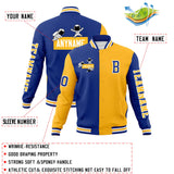 Custom Split Fashion Jacket Personalized Letterman Two Tone Raglan Sleeves Jacket