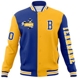 Custom Split Fashion Jacket Personalized Letterman Two Tone Raglan Sleeves Jacket