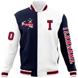 Custom Split Fashion Jacket Personalized Letterman Two Tone Raglan Sleeves Jacket