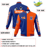 Custom Split Fashion Jacket Personalized Letterman Two Tone Raglan Sleeves Jacket