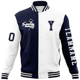 Custom Split Fashion Jacket Personalized Letterman Two Tone Raglan Sleeves Jacket