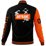 Custom Split Fashion Jacket Personalized Letterman Two Tone Raglan Sleeves Jacket