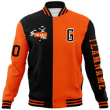 Custom Split Fashion Jacket Personalized Letterman Two Tone Raglan Sleeves Jacket