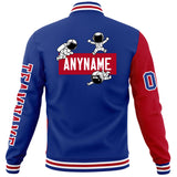 Custom Split Fashion Jacket Personalized Letterman Two Tone Raglan Sleeves Jacket