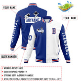 Custom Split Fashion Jacket Personalized Letterman Two Tone Raglan Sleeves Jacket