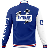 Custom Split Fashion Jacket Personalized Letterman Two Tone Raglan Sleeves Jacket