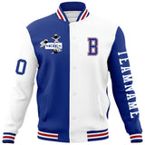 Custom Split Fashion Jacket Personalized Letterman Two Tone Raglan Sleeves Jacket