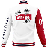 Custom Split Fashion Jacket Personalized Letterman Two Tone Raglan Sleeves Jacket