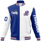 Custom Split Fashion Jacket Letterman Raglan Sleeves Astronaut University Jacket