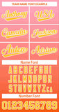 Custom Gradient Full-Zip Personalized Stitched Letters Logo Sweatshirt Letterman Bomber Coats for Adult/Youth With Pocket