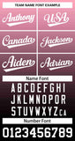 Custom Gradient Full-Zip Personalized Stitched Letters Logo Sweatshirt Letterman Bomber Coats for Adult/Youth With Pocket