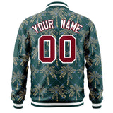 Custom Hawaii Full-Zip Lightweight College Jacket Stitched Name Number Baseball Jacket Big Size