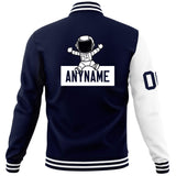 Custom Split Fashion Jacket Personalized Letterman Astronaut University Jacket