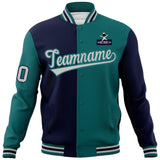Custom Split Fashion Jacket Personalzied Raglan Sleeves  Bomber Baseball Jacket