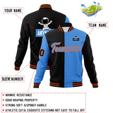 Custom Split Fashion Jacket Personalzied Raglan Sleeves  Bomber Jacket