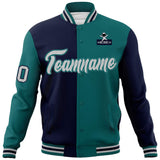 Custom Split Fashion Jacket Personalzied Raglan Sleeves Bomber Baseball Jacket