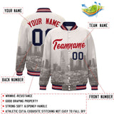 Custom City Connect Jacket Add Name Numbers Blend Windproof Baseball Jacket