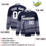 Custom City Connect Jacket Add Name Numbers Blend Windproof College Baseball Jacket