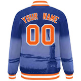 Custom City Connect Jacket Personalized Name Numbers Blend Windproof College Baseball Jacket