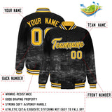 Custom City Connect Jacket Personalized Name Numbers Blend Windproof College Baseball Jacket