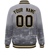 Custom City Connect Jacket Personalized Name Numbers Blend Windproof College Baseball Jacket