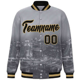Custom City Connect Jacket Personalized Name Numbers Blend Windproof College Baseball Jacket